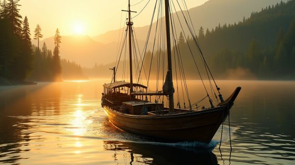 Secrets du rivage : embarquez à bord d’un bateau de pêche pour vivre la magie des lacs et océans